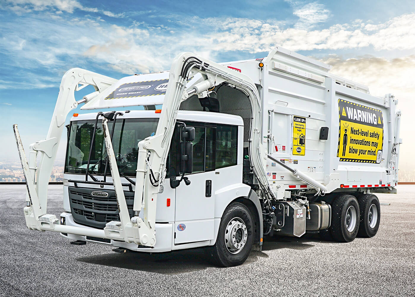 쓰레기 수거차의 유압 실린더에 압력이 없는 이유는 무엇일까요?